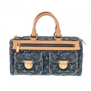 Louis Vuitton Monogram Denim Neo Speedy Blue Handbag